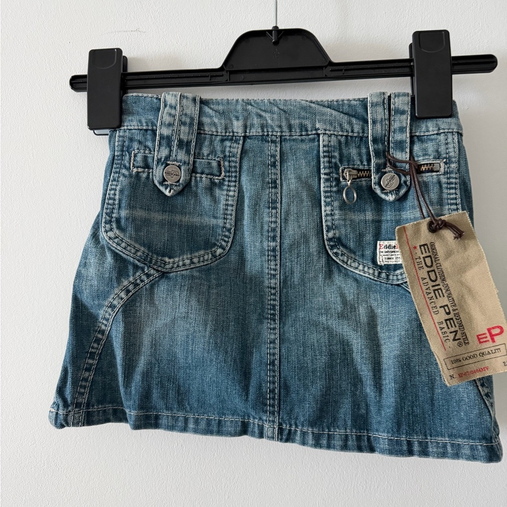 Girls' Blue Denim Skirt
